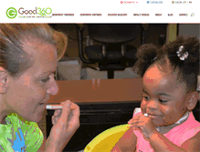 Tablet Screenshot of good360.org